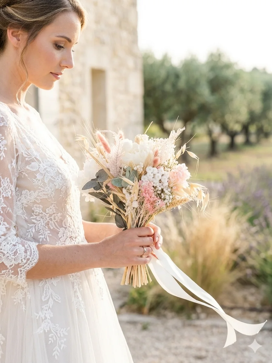 Mariage Fleurs séchées