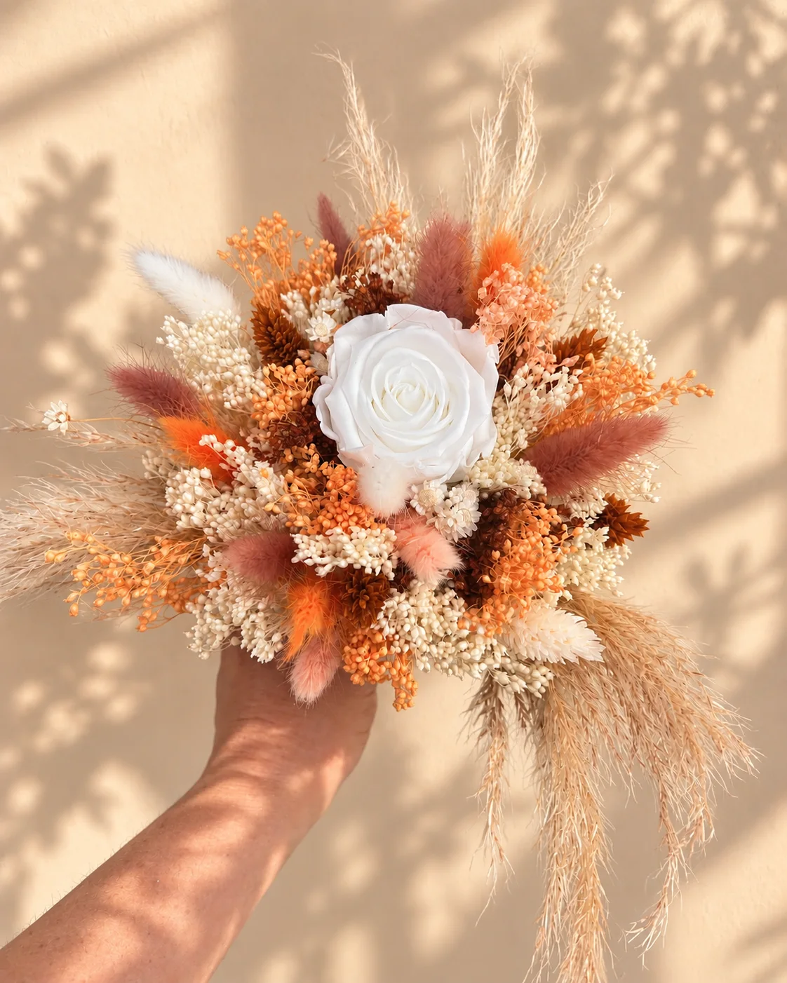 Bouquet Colette Terracotta, Orange & Pampa